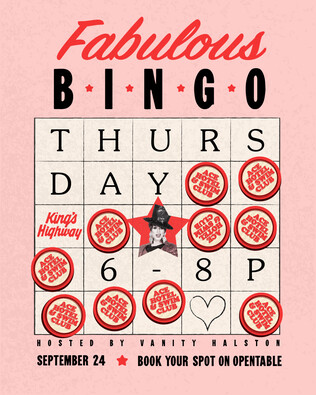 Drag Bingo w/ Vanity Halston